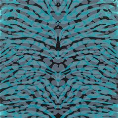 Pantigre - Wide Turquoise Turquoise Wallpaper