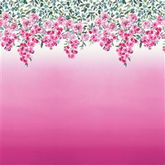 Trailing Rose - Panel Peony Pink Wallpaper