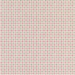 Willow Check Peony Checked Wallpaper