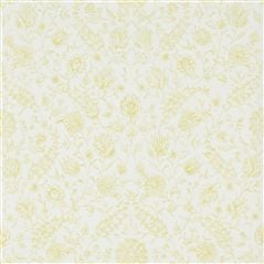 Flora Chartreuse Yellow Wallpaper