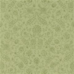 Flora Fern Floral Green Wallpaper