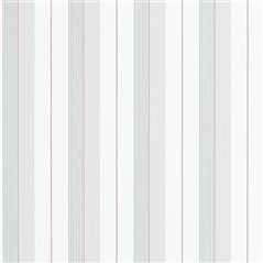 Aiden Stripe Granite / Red Striped Pink Wallpaper