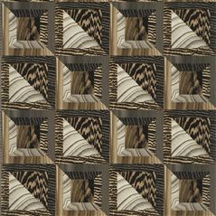 Palais Royal Castor Checked Wallpaper