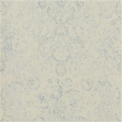 Old Hall Floral Porcelain Floral Blue Wallpaper