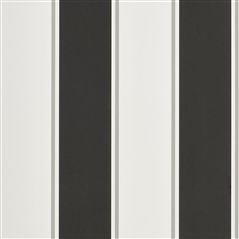 Mapleton Stripe Carbon Black Wallpaper