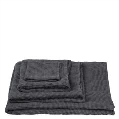 Moselle Graphite Towels