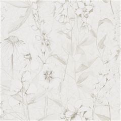 Emilie Ivory Natural Wallpaper