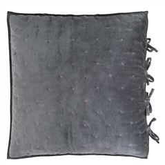 Sevanti Graphite & Pink Quilted Pillowcases