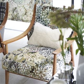 Floral upholstery fabrics for sofas, chairs and de