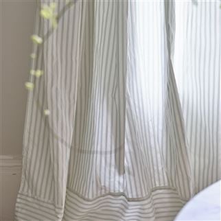 Silk and taffeta curtain fabrics with elegant shee