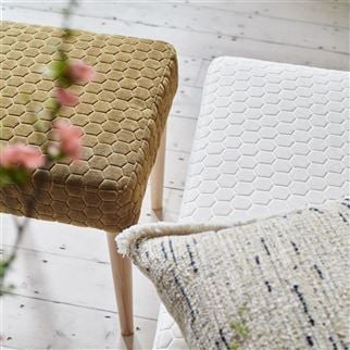 Designers Guild samples showing colour, texture an