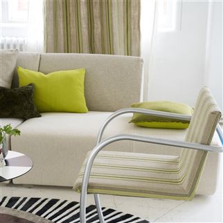 Striped and checked upholstery fabrics for classic