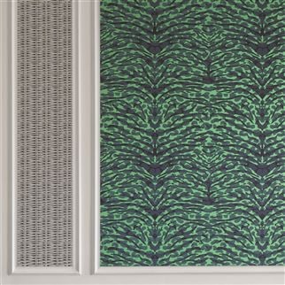 Animal print wallpaper with decorative wildlife-in