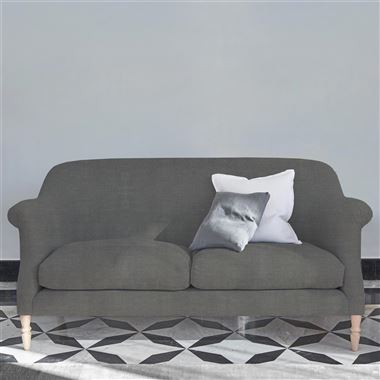 Paris 2.5 Seat Sofa Natural Legs Brera Lino Granite