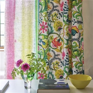 Osier Damassé Fuchsia Fabric | Designers Guild | Designers Guild US