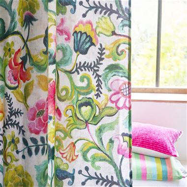Osier Damassé Fuchsia Fabric | Designers Guild | Designers Guild US