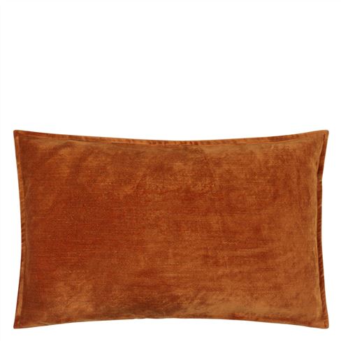 Rivoli Saffron Velvet Decorative Pillow