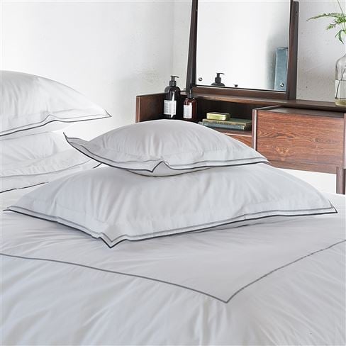 Astor Silver & Slate Cotton Bed Linen