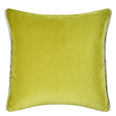 Varese Lime Velvet Decorative Pillow