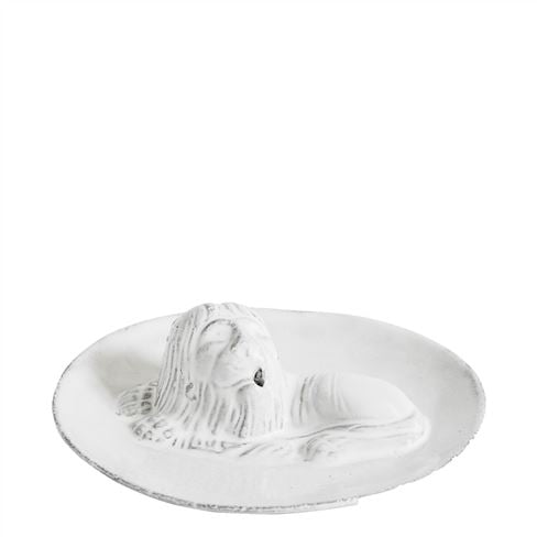 Astier de Villatte インセンスホルダー ENCLIO3 Lion on Slab Astier de Villatte Lion on Slab Incense Holder — CHEZ DEDE