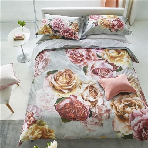 Damask Rose Fuchsia Bed Linen