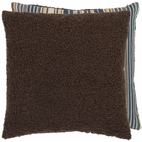 Cormo Chocolate Boucle Decorative Pillow