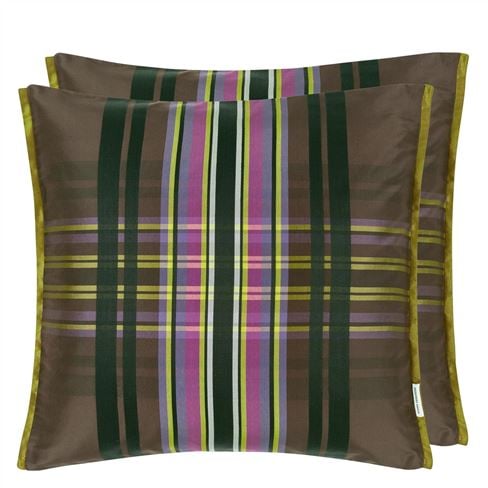 Chennai Chocolate Silk Decorative Pillow