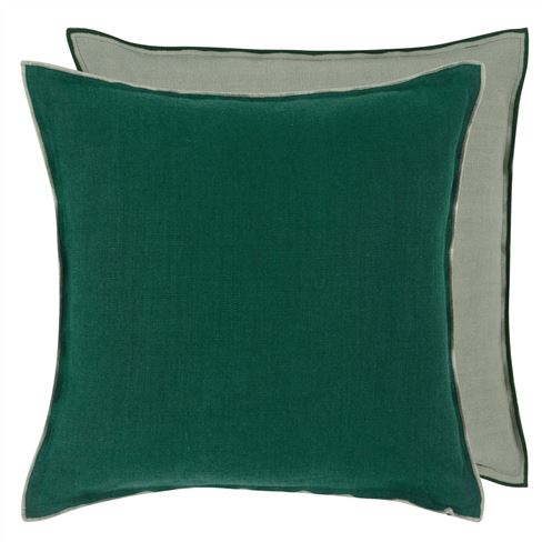 Coussin Brera Lino Ivy & Jade Linen 