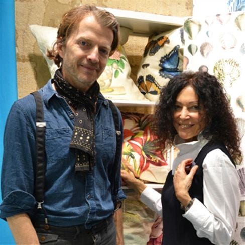 Tricia Guild et John Derian dans le magasin King&#