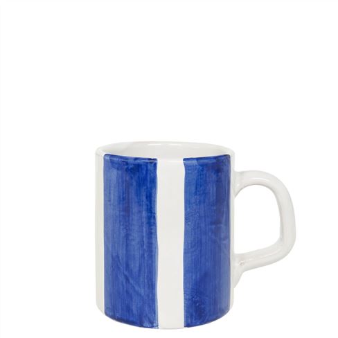 Cobalt Striped Mug