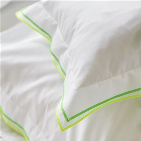 Astor Lime Cotton Bed Linen