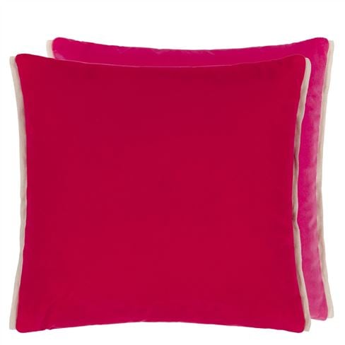 Cojin Varese Scarlet & Bright Fuchsia