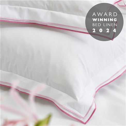 Astor Rose BlossomPlain Cotton Bed Linen Designers Guild