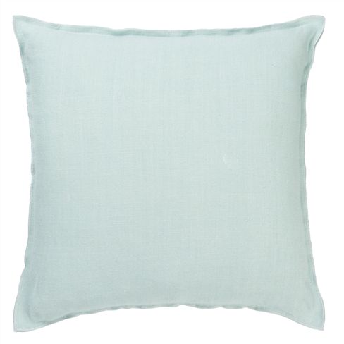 Brera Lino Pale Aqua Decorative Pillow