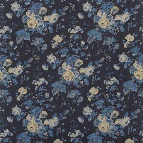 Tallulah Floral Indigo Fabric | Ralph Lauren | Designers Guild