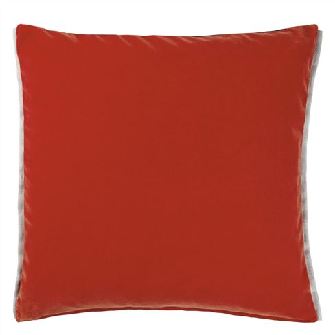 Varese Paprika Velvet Cushion