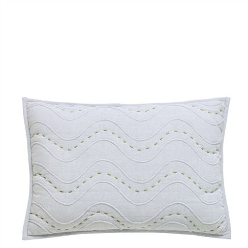 Aurelia Graphite Quilted Decorative Pillow