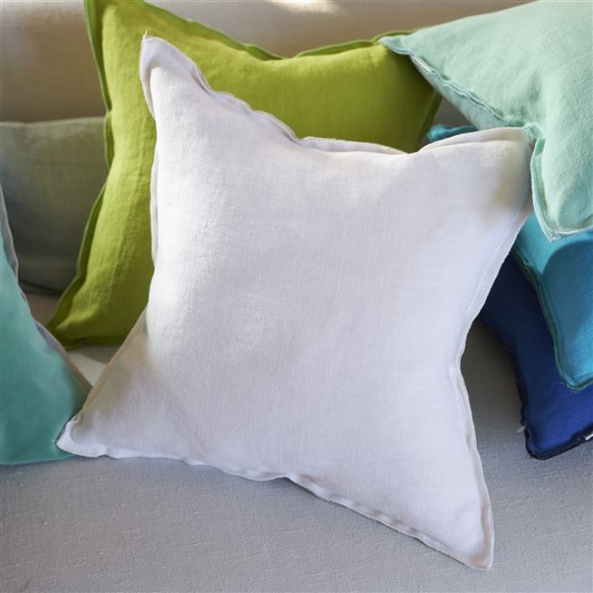 Brera Lino Alabaster Linen Cushion
