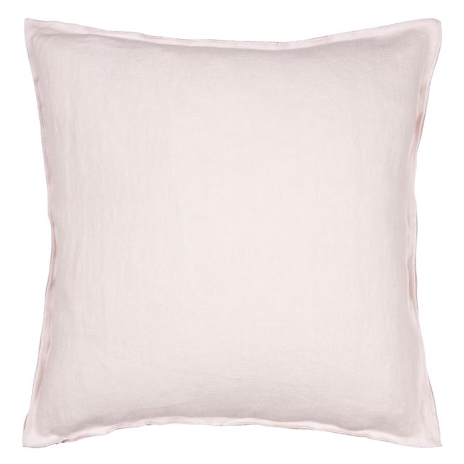 Brera Lino Pale Rose Cushion - Reverse