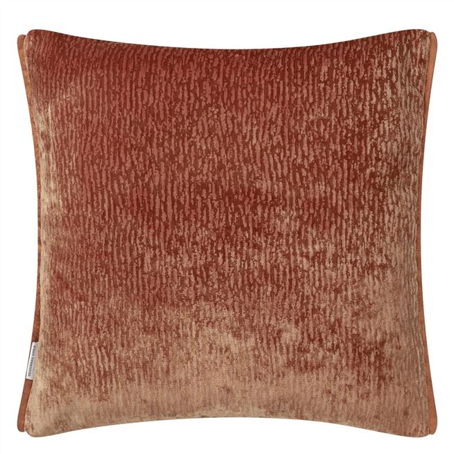 Portland Terracotta Cushion - Reverse