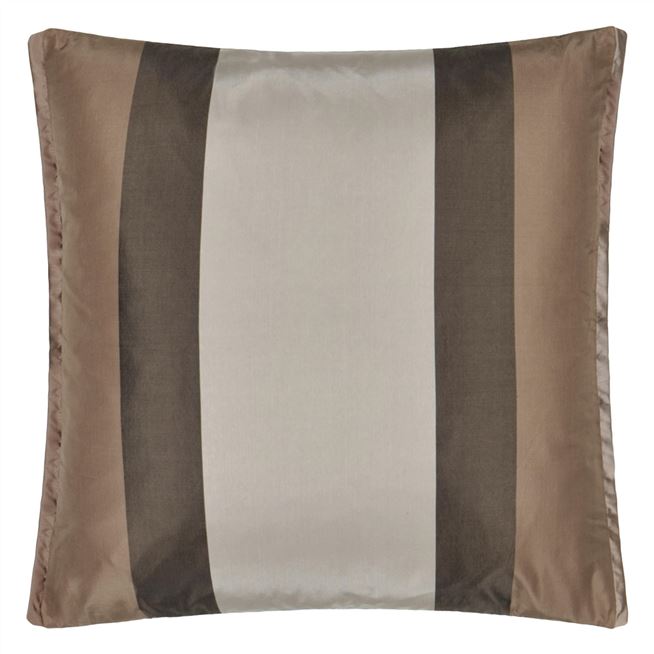 Varanasi Taupe Cushion - Reverse