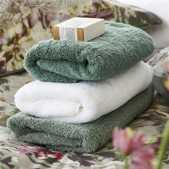Loweswater Antique Jade Organic Towels