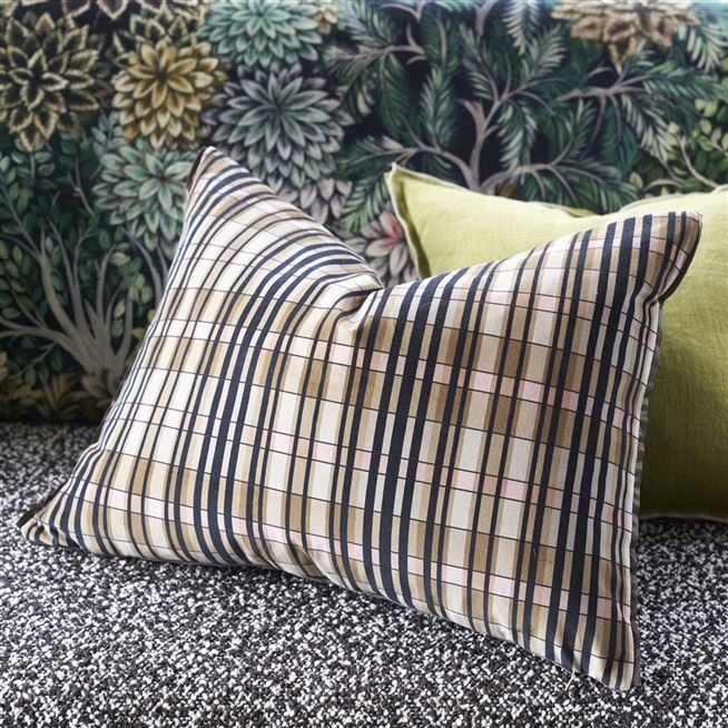 Shastri Natural Velvet Cushion