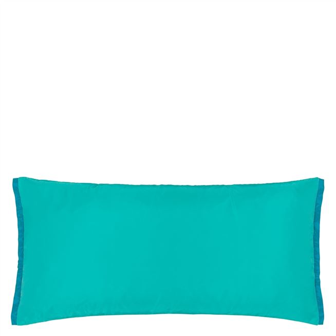 Banarasi Cobalt Cushion - Reverse