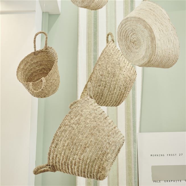 Medium Palm Leaf Basket With Handles