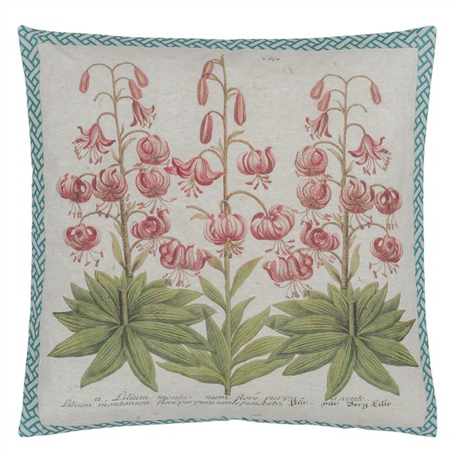 Crown Lily Canvas Cushion 