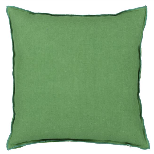 Brera Lino Emerald & Capri Cushion