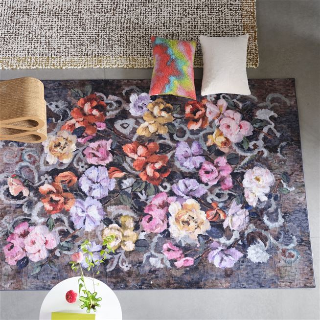 Tapis Tapestry Flower Damson