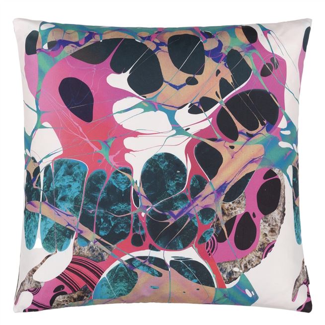 Lacroix Paradise Flamingo Cushion - Reverse