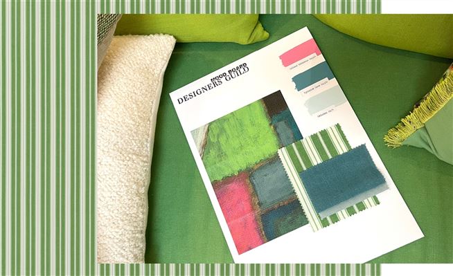Raku Patchwork Emerald Moodboard